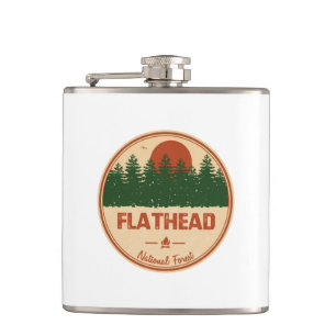 Flathead National Forest Hip Flask