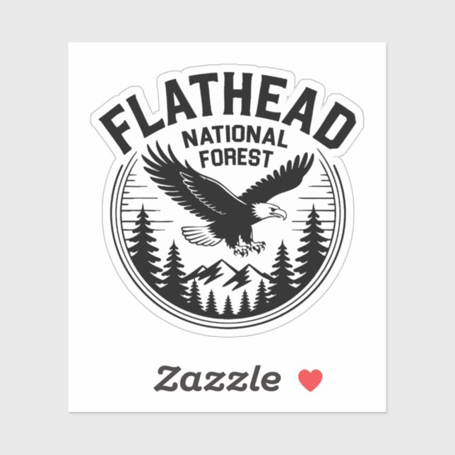 Flathead National Forest Montana Adventure Vibes  (Sheet)