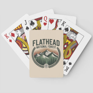 Flathead National Forest Montana Wilderness Playing Cards