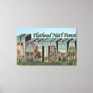 Flathead Nat'l Forest, Montana Canvas Print