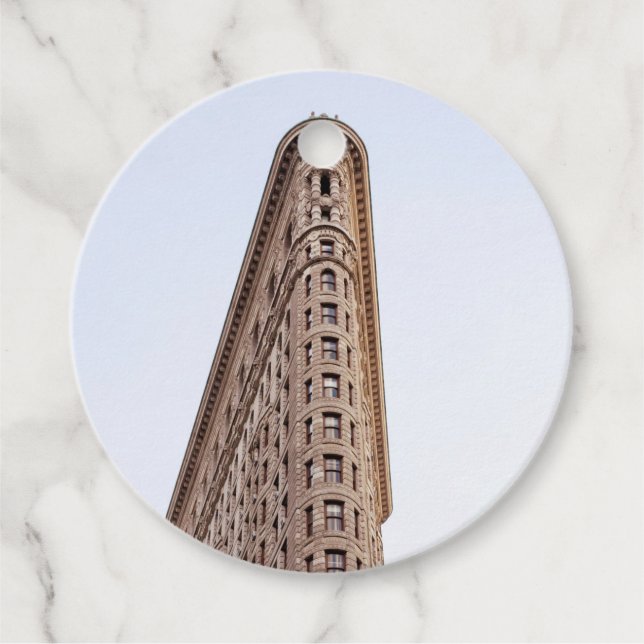 Flatiron building favour tags (Front)