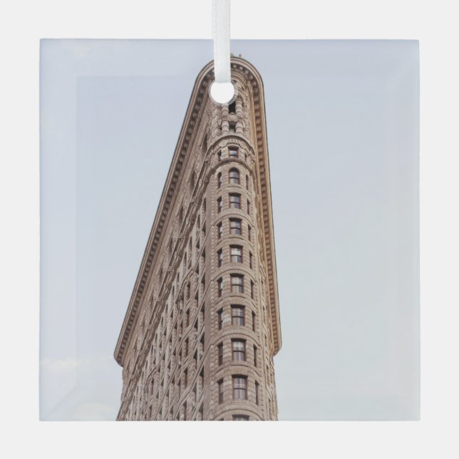 Flatiron building  glass ornament (Front)