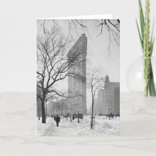 Flatiron Building in Winter, 1902 Card