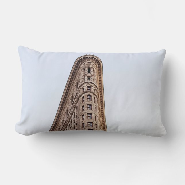 Flatiron building  lumbar pillow (Front)