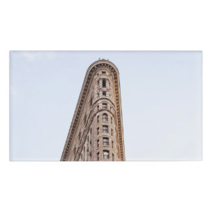 Flatiron building  name tag