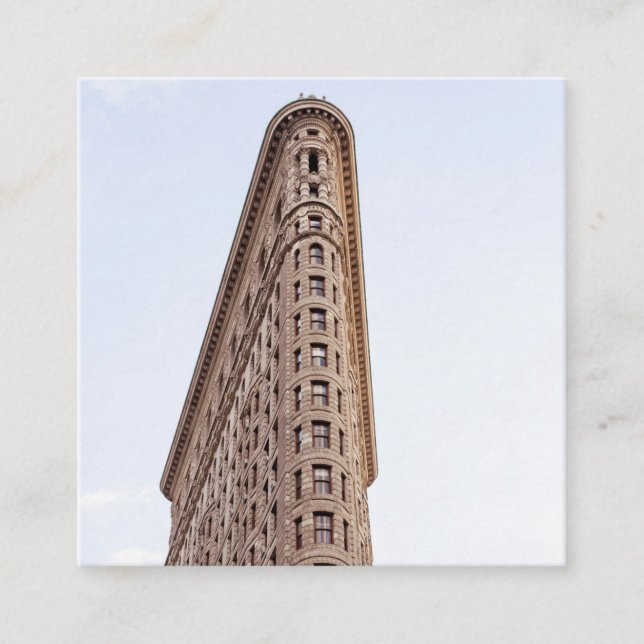 Flatiron Building New York City Calling Card (Front)