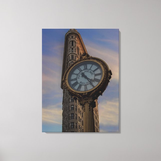 Flatiron Building, New York City Canvas Print (Front)