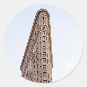 Flatiron Building New York City Classic Round Sticker