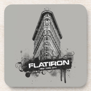 Flatiron Building New York City Coaster Set