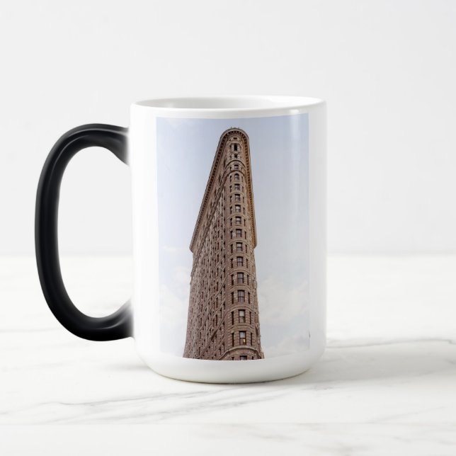 Flatiron Building New York City Magic Mug (Left)