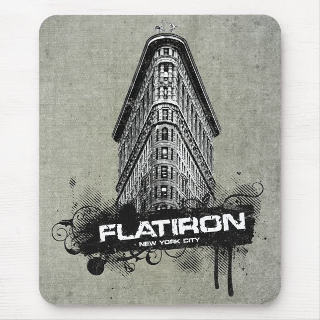 Flatiron Building New York City Mousemat Mouse Pad (Front)