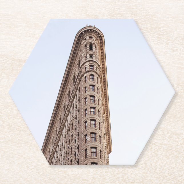 Flatiron Building New York City  Paper Coaster (Front)