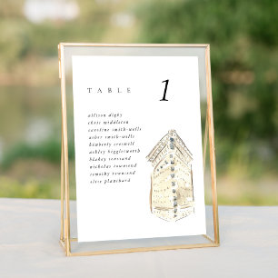 Flatiron Building New York Wedding Seating Chart