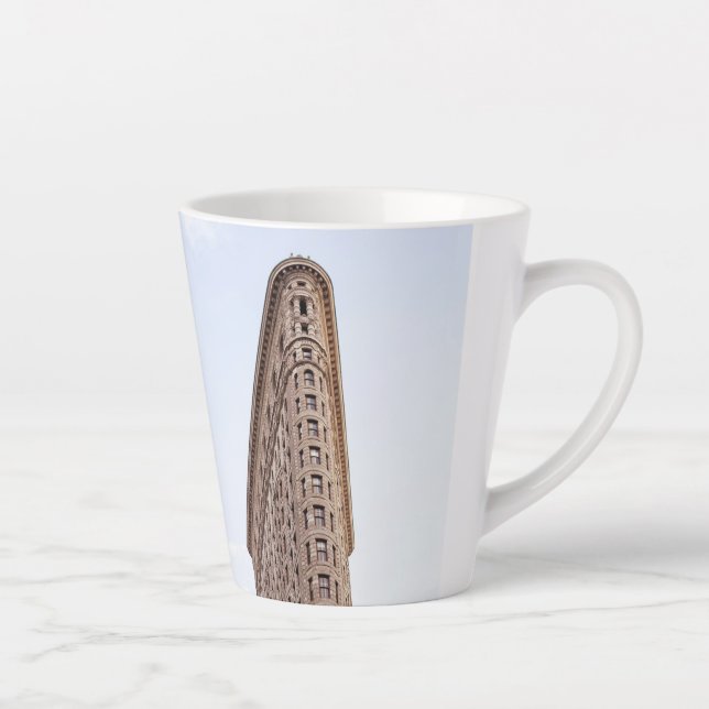 Flatiron building postcard latte mug (Right)