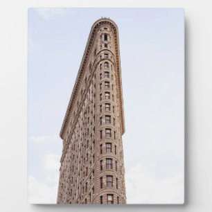 Flatiron building postcard plaque