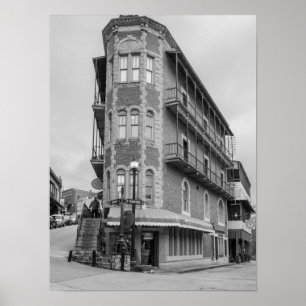 Flatiron Flats Eureka Grayscale Poster