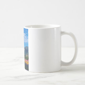 Flatirons and Flowers, Boulder Colorado Coffee Mug