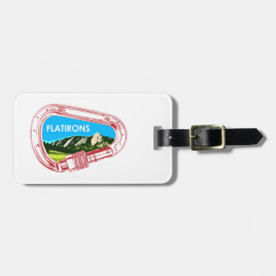 Flatirons Climbing Carabiner Luggage Tag