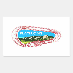 Flatirons Climbing Carabiner Sticker
