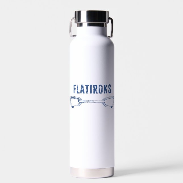Flatirons Colorado Rock Climbing Quickdraw Water Bottle (Front)