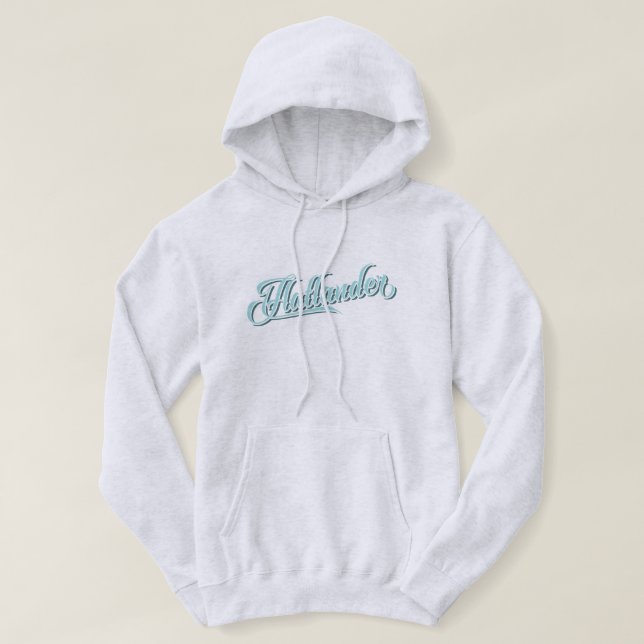 Flatlander Hoodie, Midwest, Illinois, Michigan Hoodie (Design Front)