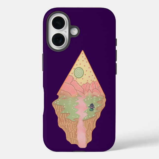 Flatwoods Monster Home Planet | Cryptid Folklore Case-Mate iPhone Case (Back)