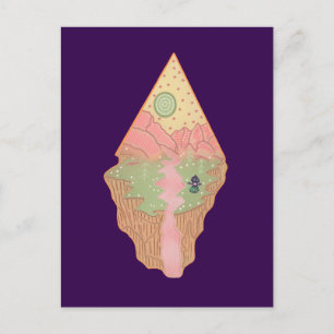 Flatwoods Monster Home Planet Cryptid Folklore Postcard