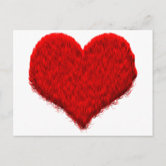 Flauschiges Herz Postcard