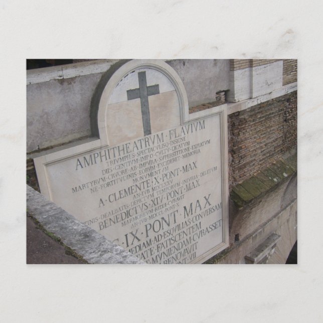 flavian amphitheatre postcard (Front)
