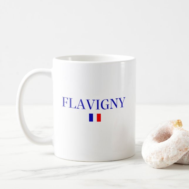 FLAVIGNY France Coffee Mug (With Donut)