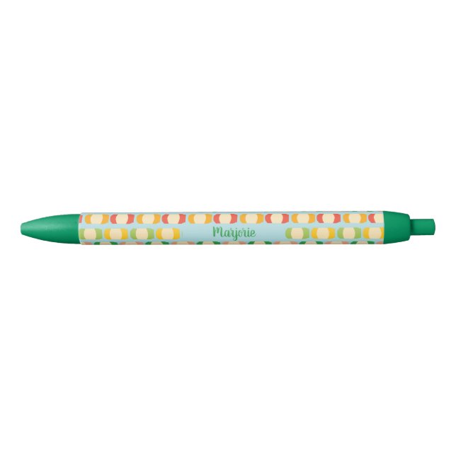 Flavoued Seltzer Cans Personalized Black Ink Pen (Front)
