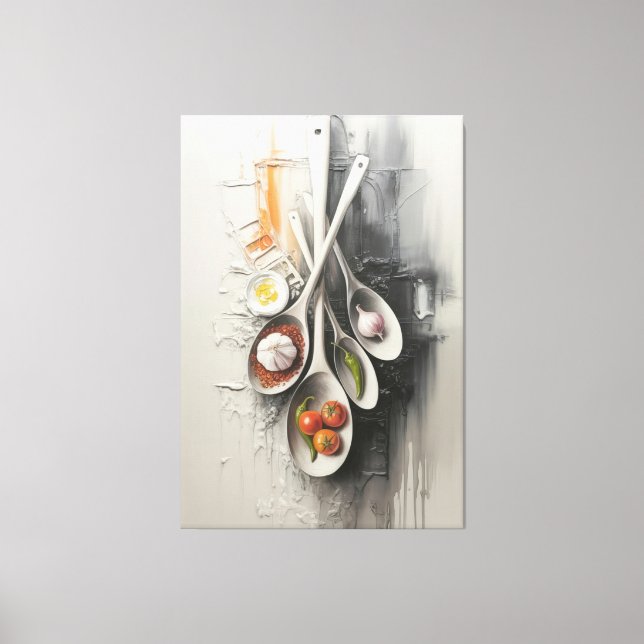 Flavours Hanging in Silence Canvas Print (Front)