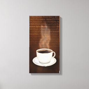 Flavours of Coffee Canvas Print