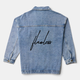 “Flawless Custom Denim Jacket–Personalized Fashion Jacket