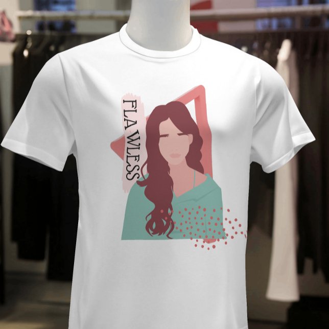 Flawless female empowering abstract graphic T-Shirt (Creator Uploaded)