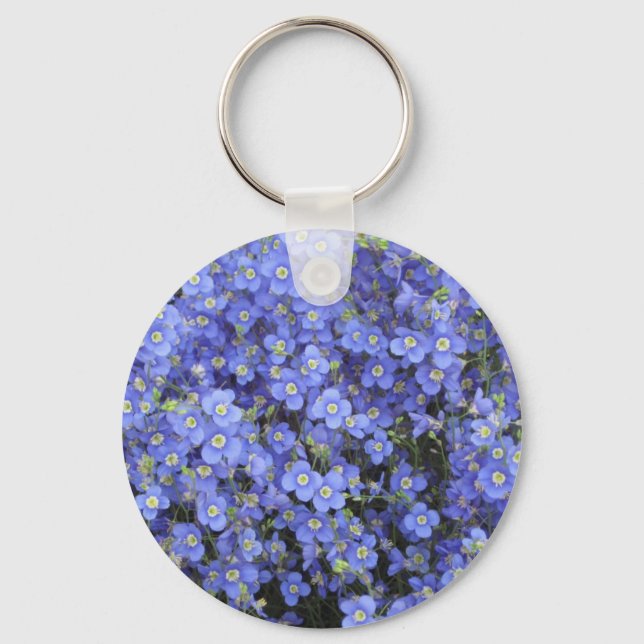 Flax Flowers at Longwood Gardens, Pennsylvania Keychain (Front)
