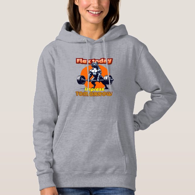 "Flax Today Impress Tomorrow" - Hoodie (Front)