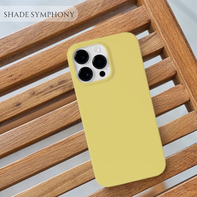Flaxen Yellow  - 1 of Top 25 Solid Yellow Shades Case-Mate iPhone Case (Solid Yellow and Yellow shades for Samsung and Iphone cases)