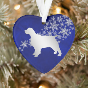 Fléau de neige en argent bleu espagnol