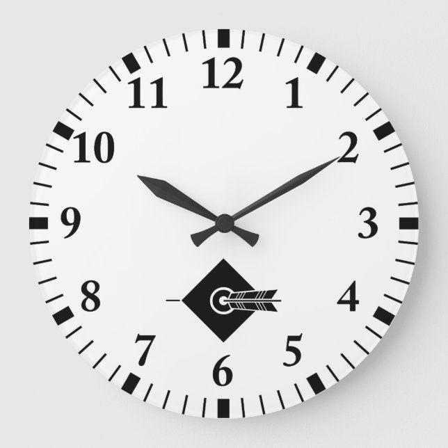 Flèche atteint la cible Horloges (Recto)