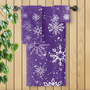 Flèche blanche Améthyste violet