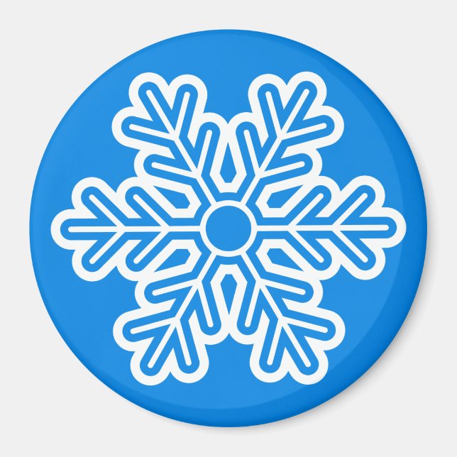 Flèche de neige à aimants ronds (Devant)