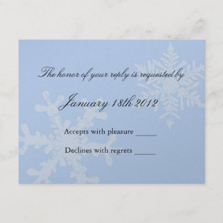 Flèche de neige en hiver RSVP