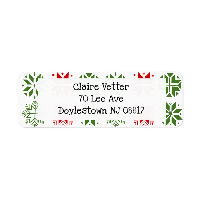 Flèche de neige scandinave (Devant)