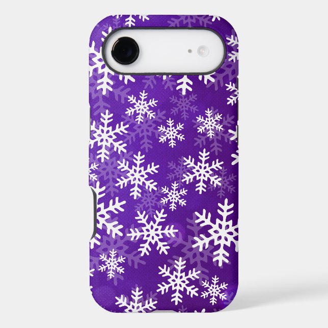 Flèche de neige violette et blanche (Verso)