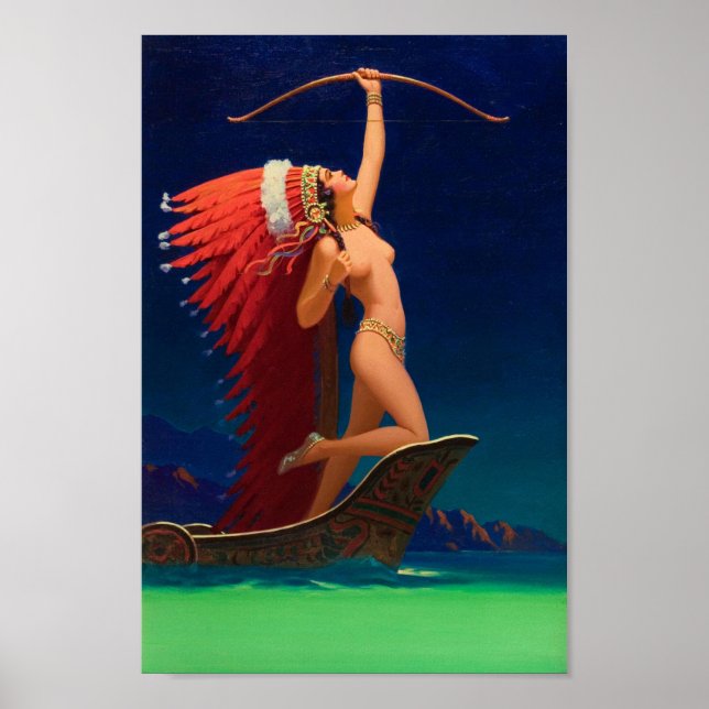 Flèche flamboyante - Poster Edward Mason Eggleston (Devant)