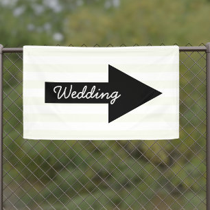 Flèche pointant vers la droite Bannière Mariage di