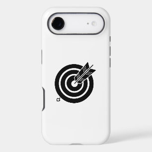 Flèche sur une cible ronde iPhone 16 Pro Coques