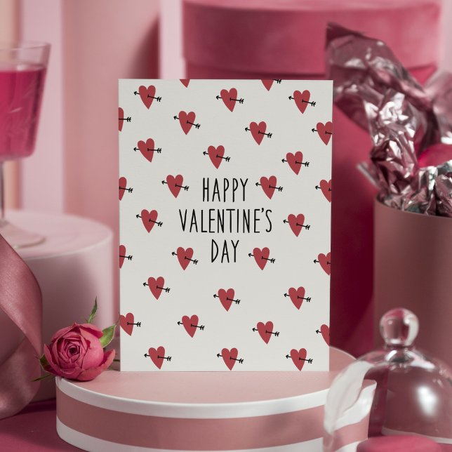 Flèches de Cupidon Carte postale Saint Valentin (Créateur téléchargé)