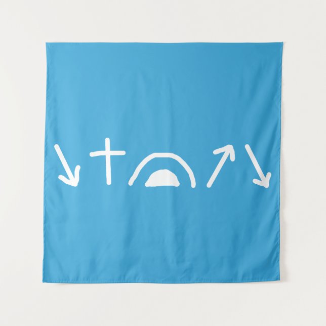 Flèches évangéliques Tapisserie (Devant)